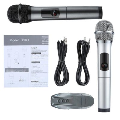 Micrófono Inalámbrico Dinámico para Karaoke en Pareja con Bluetooth - Image 13