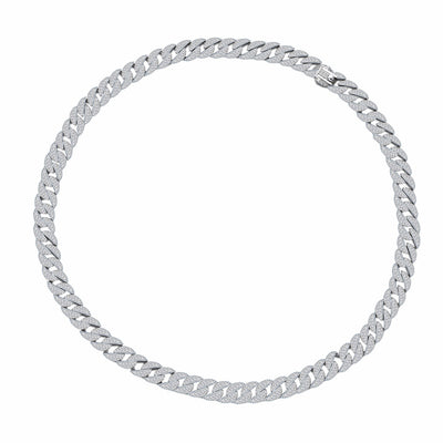 Cadena Cubana de Diamantes Completos Estilo Europeo y Americano - Image 4