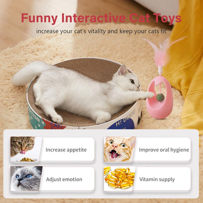 Juguete Interactivo para Gatos con Hierba Gatera y Pelotas Comestibles - Image 10