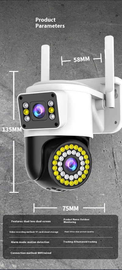 Binoculares de Vigilancia WiFi con Visión Nocturna y Pantalla Dual - Image 13
