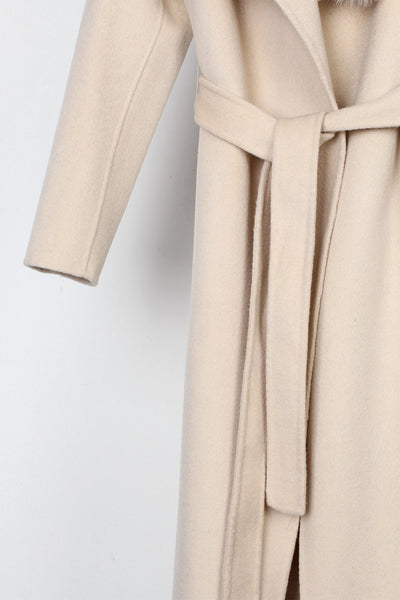 Abrigo de Lana Reversible Doble Faz con Cinturón - Corte Slim Otoño Invierno - Image 26