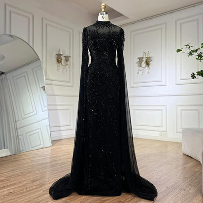 Vestido de Gala Elegante con Mangas Volantes y Falda Sirena - Image 11