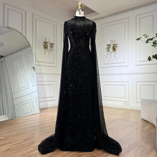 Vestido de Gala Elegante con Mangas Volantes y Falda Sirena - Image 11
