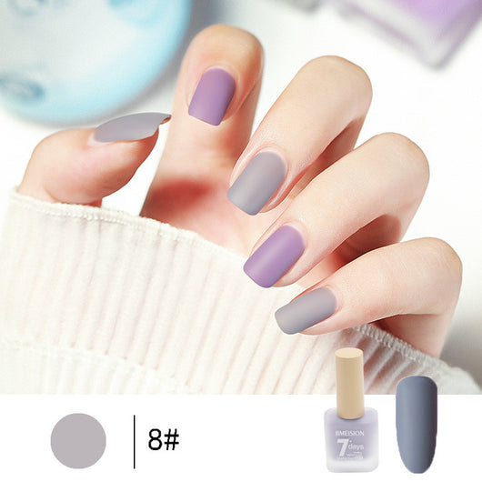 Esmalte de Uñas Mate Nude sin Horno de Secado Rápido - Image 10