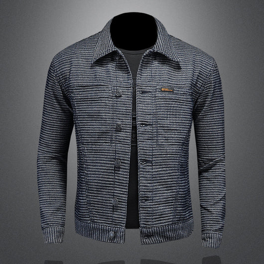 Chaqueta Denim Estilo Motociclista para Hombre - Diseño Europeo Casual - Image 5