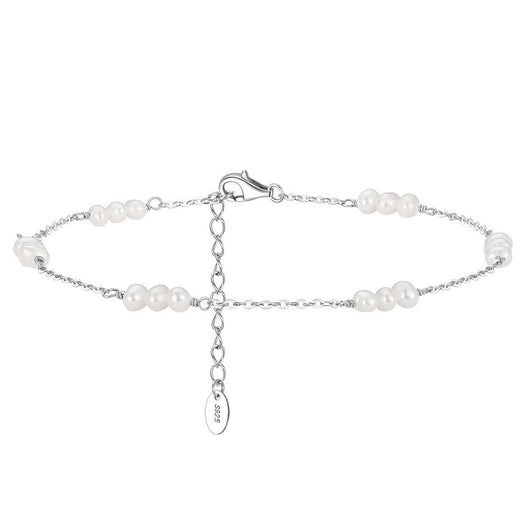 Pulsera de Pie con Cuentas de Agua Dulce en Forma O - Image 6