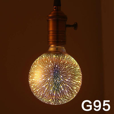 Bombilla LED Decorativa 3D Fuegos Artificiales - Múltiples Formas y Voltajes - Image 21