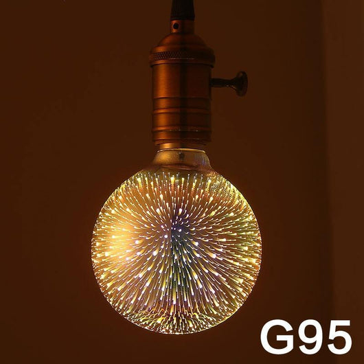 Bombilla LED Decorativa 3D Fuegos Artificiales - Múltiples Formas y Voltajes - Image 21