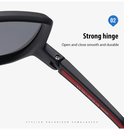 Gafas de Sol Hombre Montura Grande Diseño Minimalista - Image 10