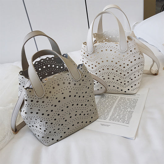 Bolso Bandolera Un Hombro Versátil con Diseño Bucket - Image 4
