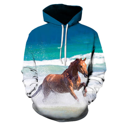 Sudadera Estampada Holgada para Hombre - Image 6