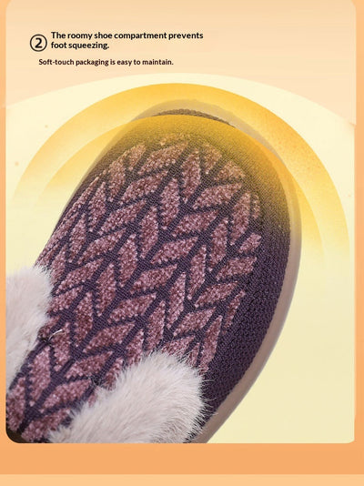 Zapatos de Algodón Aislados con Forro Polar Extra Grueso para Mujer - Image 18