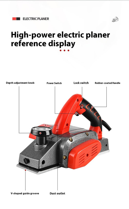 Cepillo Eléctrico Portátil para Madera y Superficies - Image 16