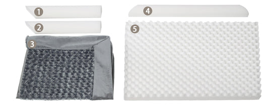 Sofá Cama Desmontable para Mascotas con Terciopelo Embossed y Espuma - Image 12
