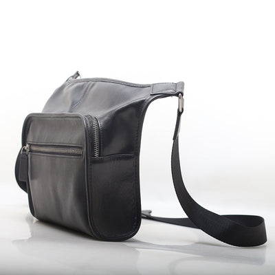 Bolso Bandolera Retro de Cuero Suave con Asa Ancha y Hombro Único - Image 8