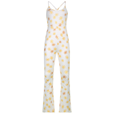 Jumpsuit Estilo Europeo con Estampado y Abertura Lateral - Image 5
