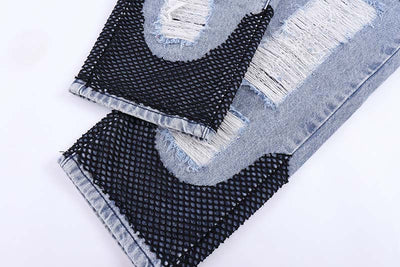 Jeans Holgados Casuales para Hombre con Detalles Deshilachados - Image 16