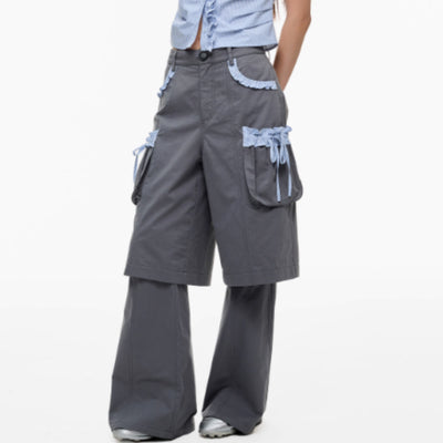 Pantalones Versátiles Desmontables con Dobladillo Acampanado - Image 11