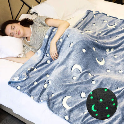Manta Luminosa para Siesta Infantil - Forro de Sofá Polar Coral Otoño Invierno