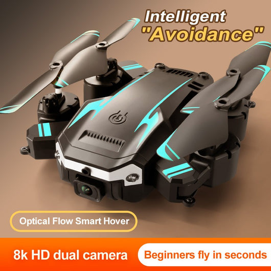 Dron Inteligente 8K con Evasión de Obstáculos y Diseño Plegable - Image 3