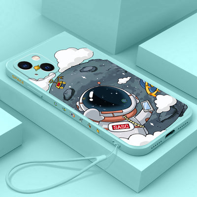 Funda TPU Cubo Rubik con Astronauta Lateral - Image 11