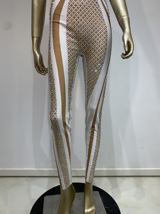 Jumpsuit de Fiesta Yama Fashion AB con Cristales Multicolor - Image 13