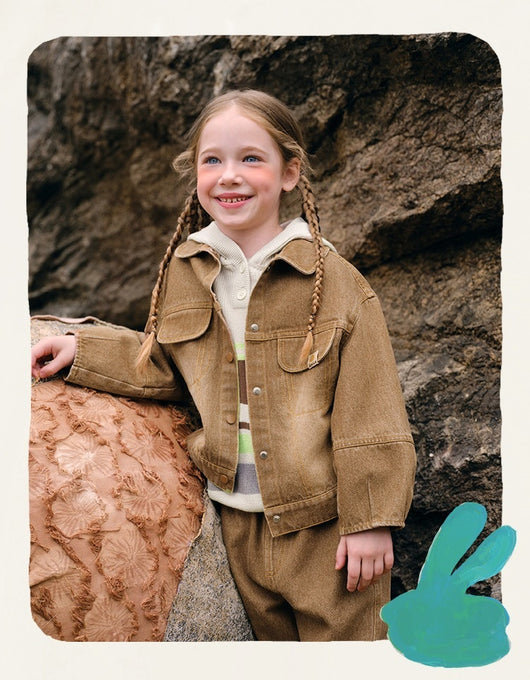 Blusa Infantil Degradado Estilo Occidental Otoño - Image 10