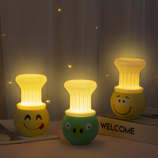 Lámpara Nocturna de Silicona con Luz Ambiental Recargable y Colores Personalizables - Image 5