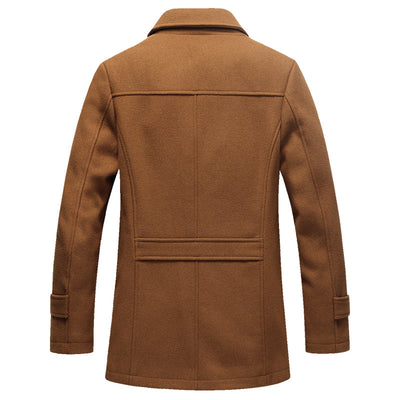 Abrigo de Lana para Hombre Otoño Invierno - Cuello Solapa Premium - Image 4