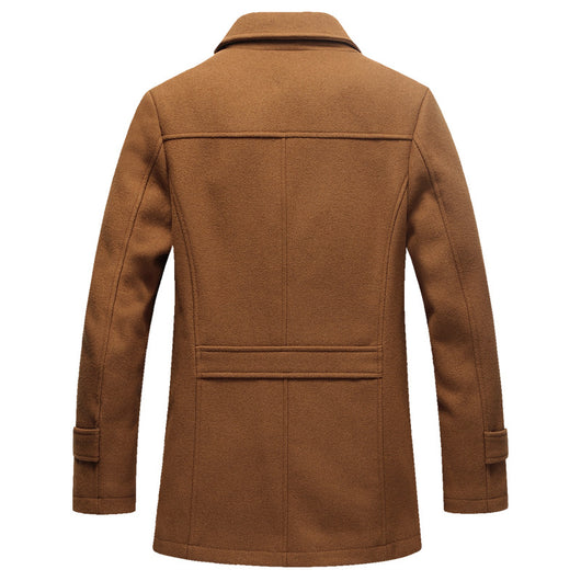 Abrigo de Lana para Hombre Otoño Invierno - Cuello Solapa Premium - Image 4