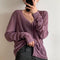 Cardigan de Seda de Hielo Tejido Fino con Protección Solar para Mujer