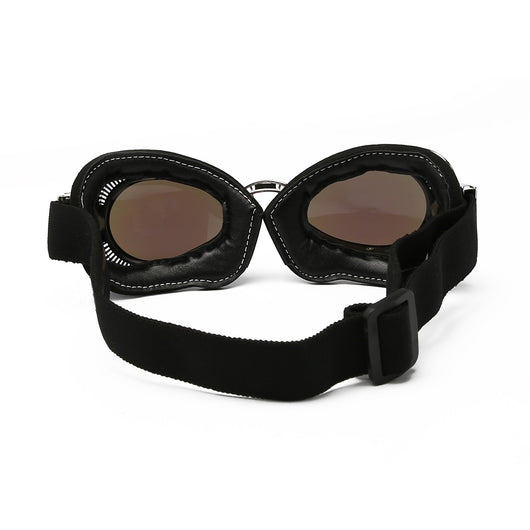 Gafas Protectoras Retro para Motocicleta - Estilo Piloto Harley con Protección Reflectante - Image 24