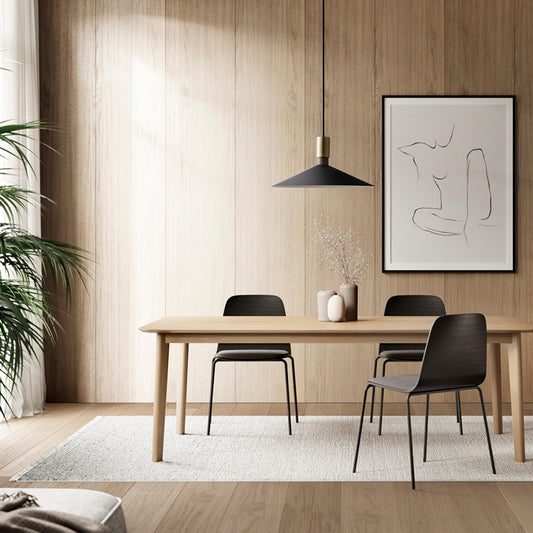 Lámpara de Mesa Redonda Minimalista para Comedor - Diseño Contemporáneo