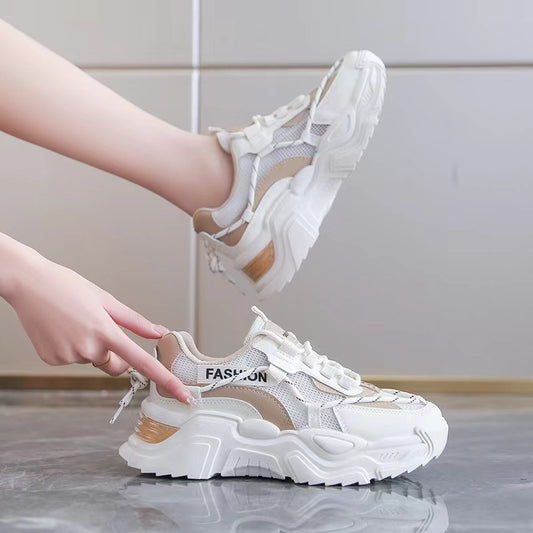 Zapatillas Deportivas Plataforma para Mujer - Malla Transpirable y Versátil