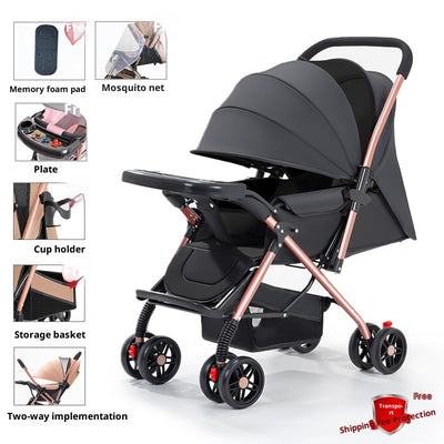 Cochecito Reversible 2 en 1 Plegable y Ligero - Image 17