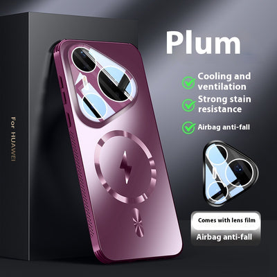 Funda Protectora Magnética con Lentes de Color Sólido para Celular - Image 7