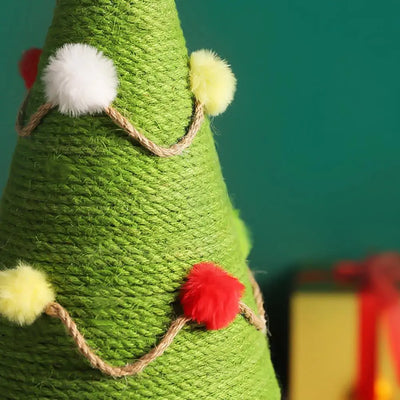 Árbol Rascador Navideño para Gatos con Materiales Naturales - Image 13