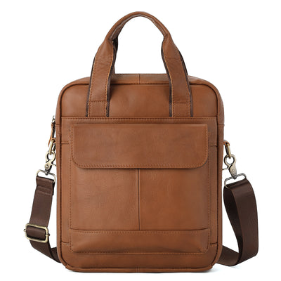 Maletín Vertical Retro para Hombre - Bolsa de Negocios Clásica - Image 3