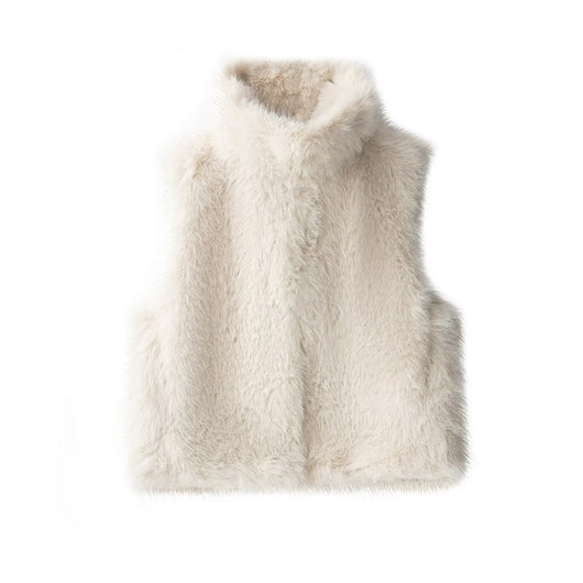 Chaleco de Piel Sintética Suelto y Casual para Mujer - Image 6