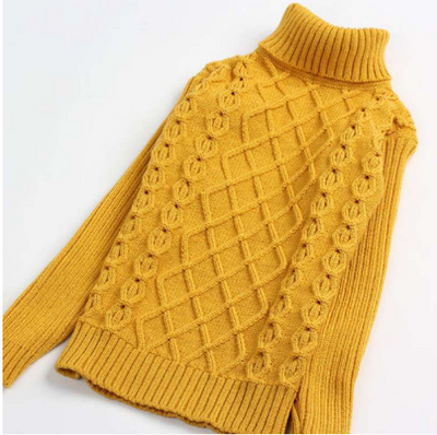 Suéter Velvet Grueso de Doble Capa para Niñas Talla Plus - Image 3