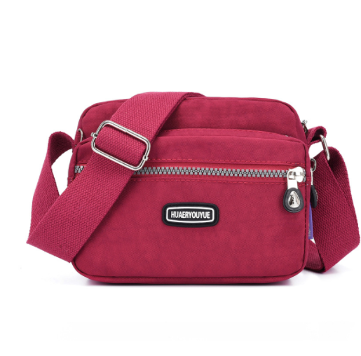 Bolsa Mensajero Cuadrada Pequeña de Nylon - Multicompartimentos Versátil - Image 11