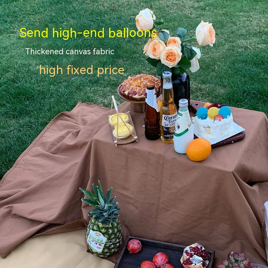 Manta de Picnic Premium con Asa de Cuero - Diseño Minimalista y Elegante - Image 10