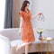 Vestido Camisero Slim Fit Elegante de Corte Occidental