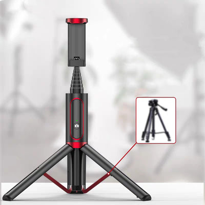 Trípode Profesional para Transmisiones en Vivo con Control Remoto Bluetooth Integrado