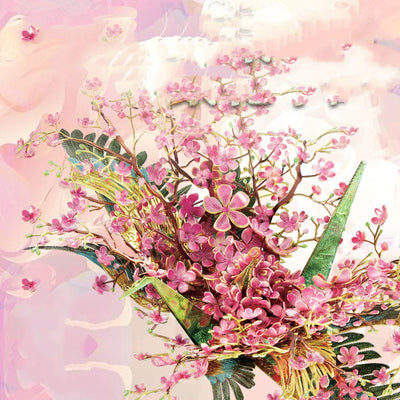 Puzzle Metálico Grúa Floral - Modelo 3D Armable Hecho a Mano - Image 6