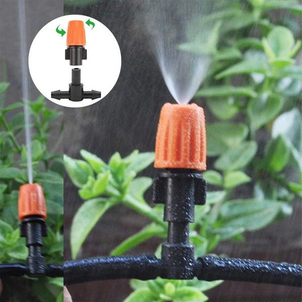 Sistema de Riego Automático DIY con Múltiples Boquillas de Aspersión