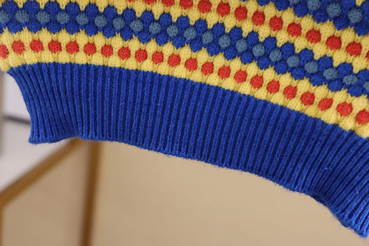 Suéter Infantil Cuello Redondo Rayas Arcoíris - Image 18