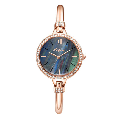 Reloj de Acero Inoxidable para Mujer - Juego de Cuatro Piezas de Tendencia Actual - Image 21