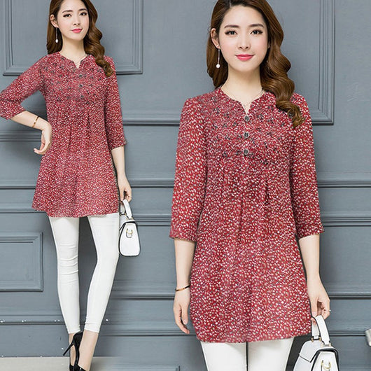 Blusa Vaquera Floral para Mujer - Image 6