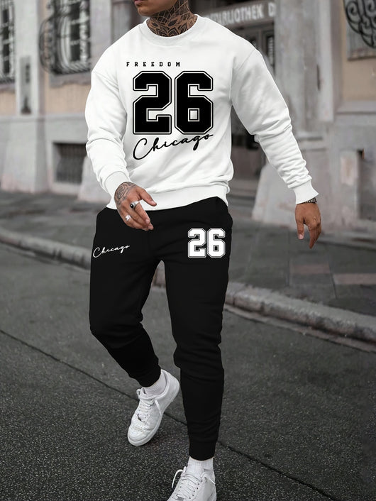 Suéter Deportivo Retro con Estampado Digital para Hombre - Image 12